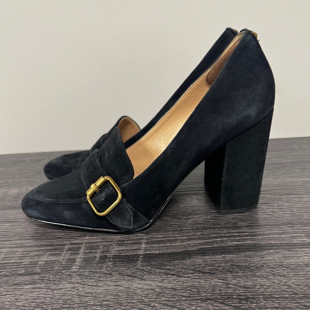 Sam Edelman Ellison Black Suede Women's Heels